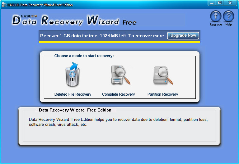 Easeus Data Recovery Wizard截图