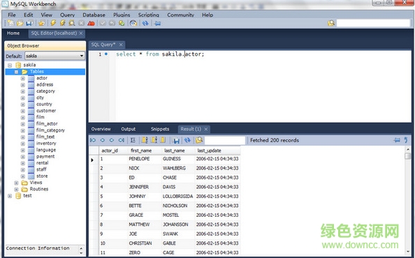 mysql workbench