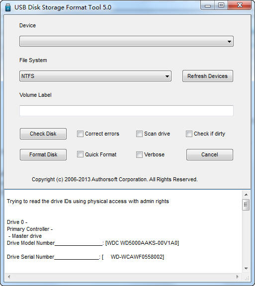 usb disk storage format tool