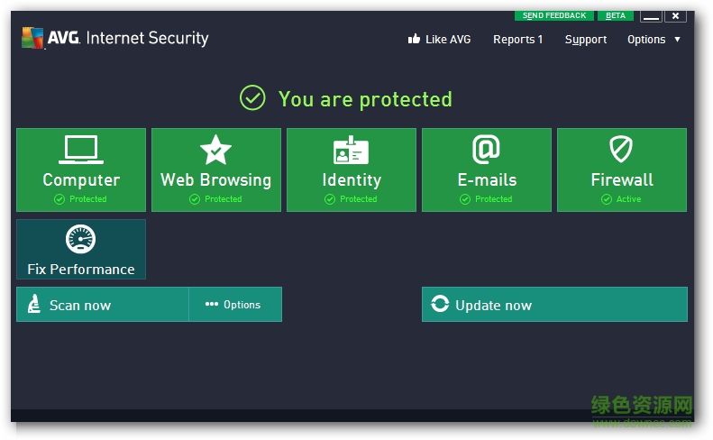 avg internet security截图