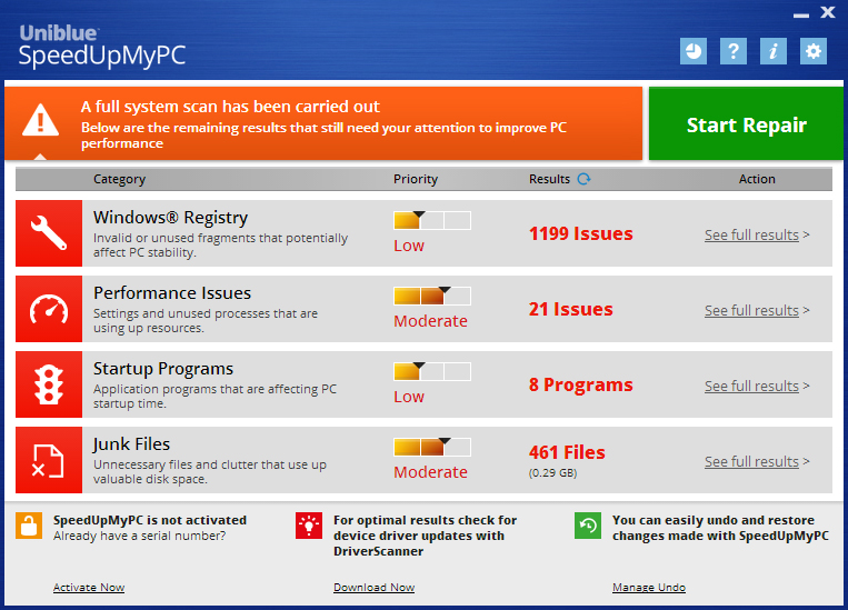 SpeedUpMyPC(电脑系统加速软件)