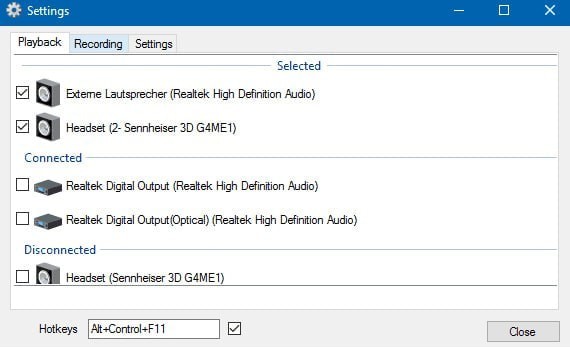 SoundSwitch（音频设备切换软件）V6.2.3下载