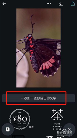 canva可画如何在设计中添加文字7