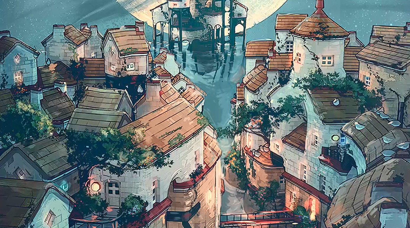 《Wallpaper Engine》Townscaper精美同人原画动态壁纸