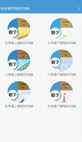 初中数学知识归纳