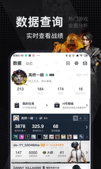 刀塔霸业战绩查询APP截图