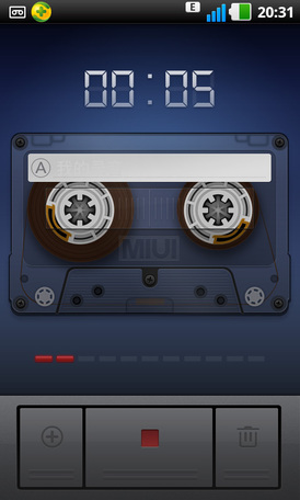 小米录音机APP截图