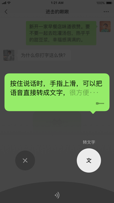 微信苹果手机版APP截图