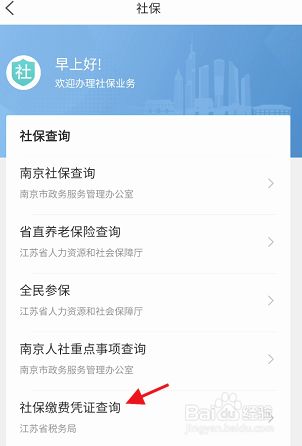 江苏政务服务社保缴费4
