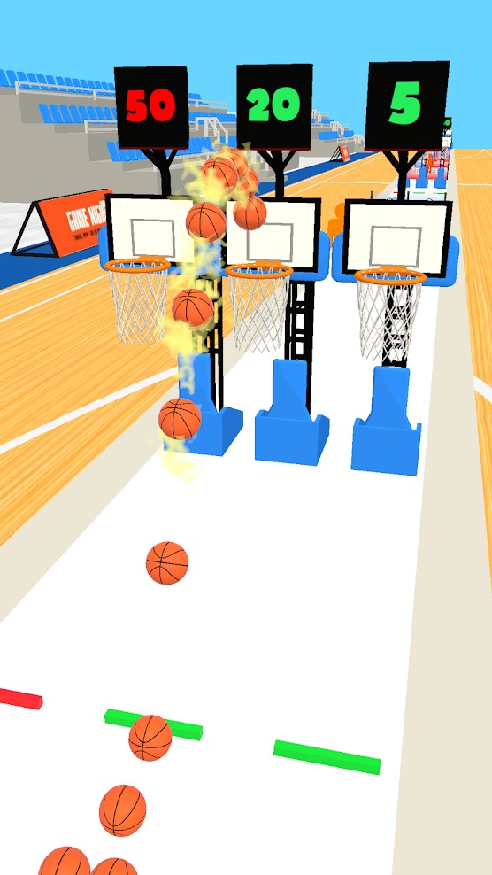 篮球障碍赛游戏官方正式版（Basketball Hoops） v0.1