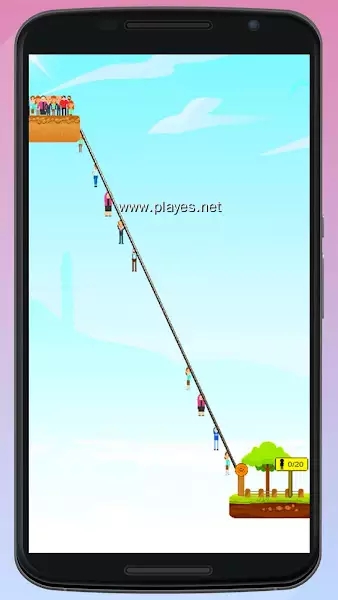 Puzzle Game Rope Rescue Zipline游戏中文版 v1.1