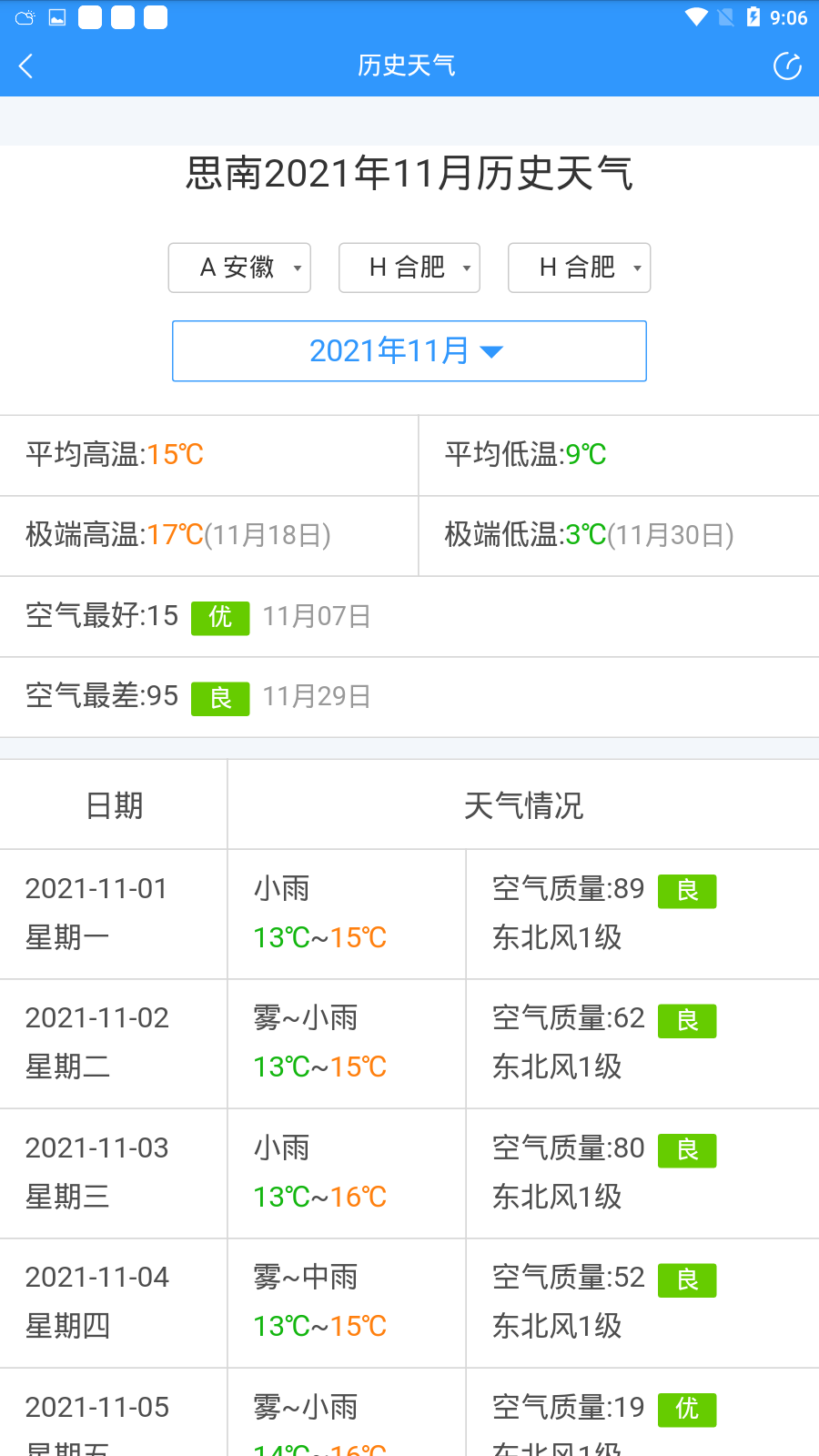 2345天气预报怎么查历史天气2