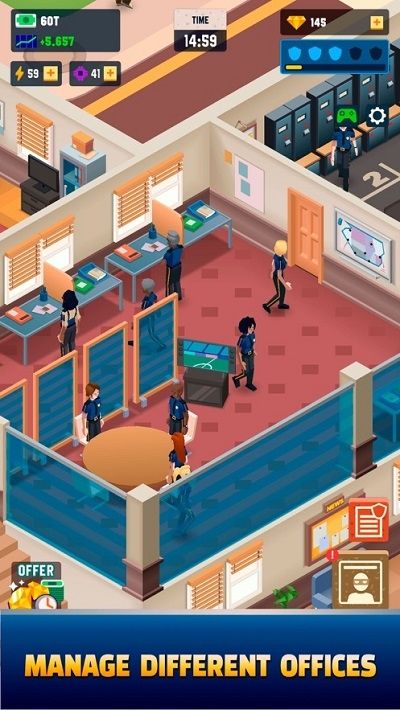 闲散的警察大亨游戏中文版（Idle Police Tycoon） v0.9.2