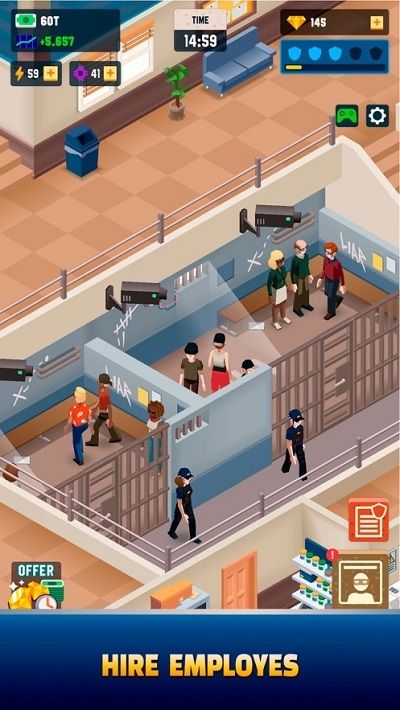 闲散的警察大亨游戏中文版（Idle Police Tycoon） v0.9.2