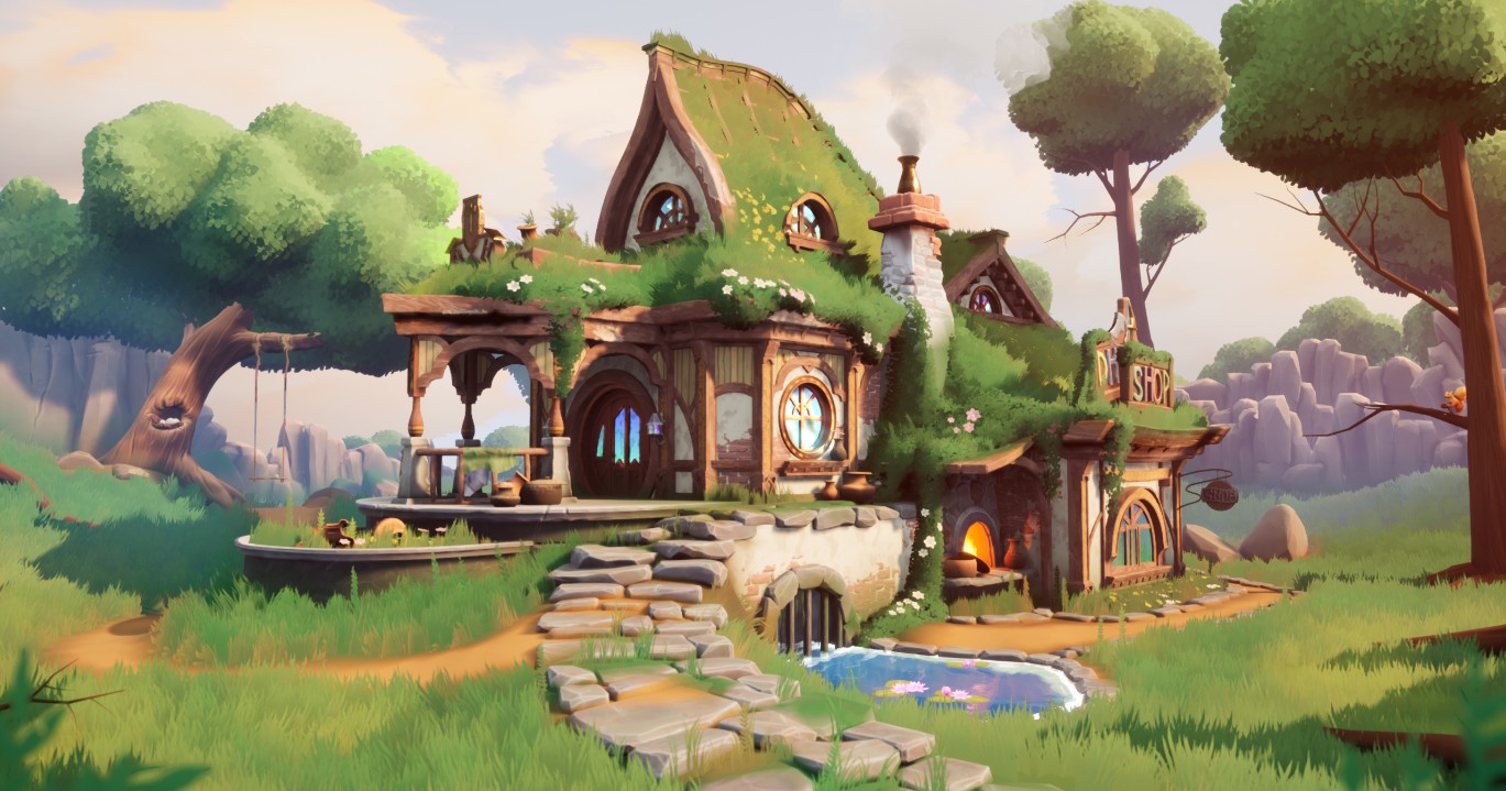 《Wallpaper Engine》霍比特人小屋动态壁纸