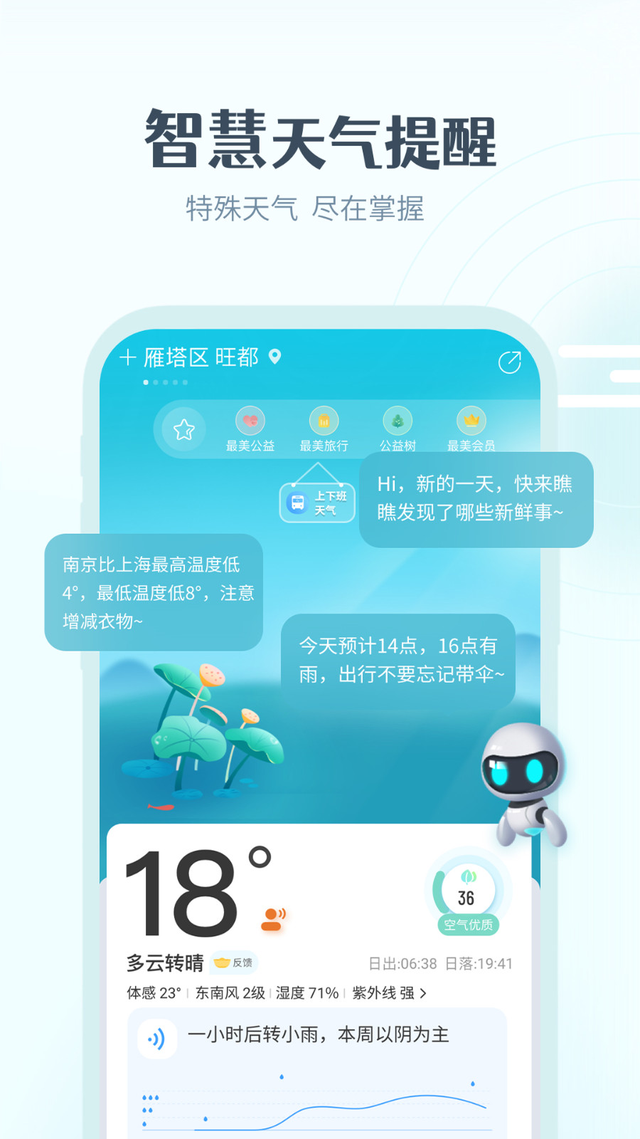 最美天气旧版本APP截图