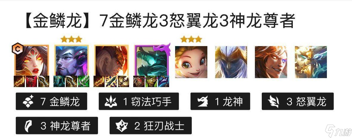 金铲铲之战s7.5金鳞龙阵容攻略