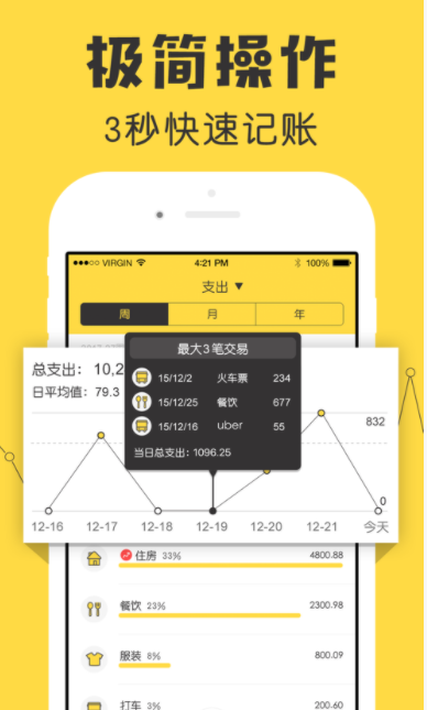 鲨鱼记账 安卓版APP截图