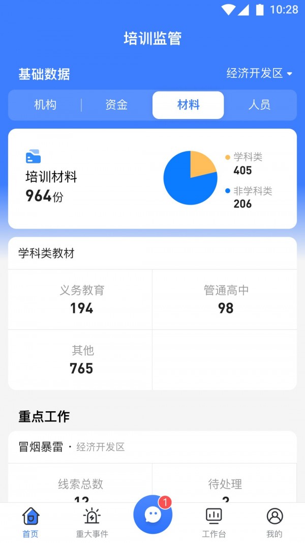 校外培训管理端APP截图