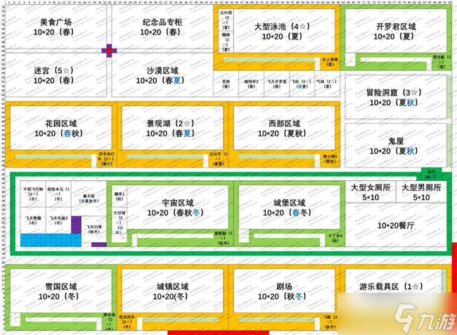 游乐园梦物语布局大全攻略