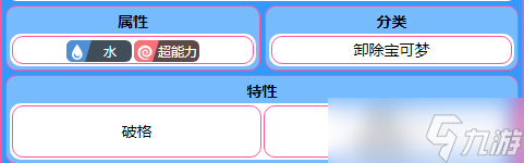 《宝可梦朱紫》轻身鳕种族值详情