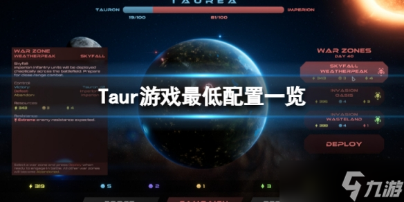 《Taur》配置要求高吗？游戏最低配置一览