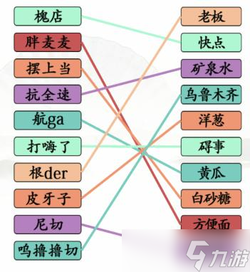 汉字找茬王连出全部疆普关卡通关攻略