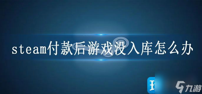 steam付款后游戏没入库怎么办