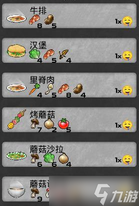 《我的水世界求生》全食谱材料介绍