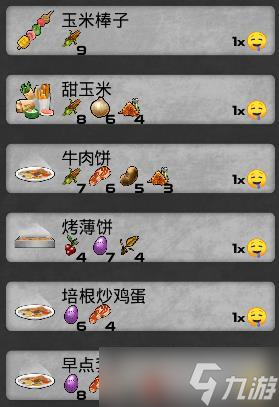 《我的水世界求生》全食谱材料详情