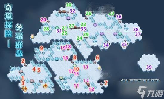 剑与远征冬霜群岛攻略 冬霜群岛通关路线图推荐