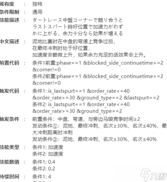 赛马娘北港火山技能介绍