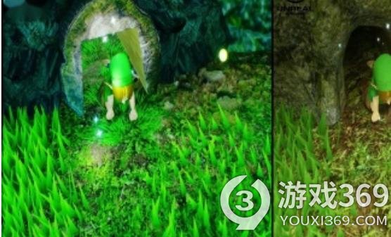 《塞尔达传说：时之笛》UE4对比UE5版本  体现两个版本的不同之处