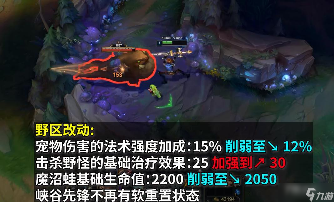 《英雄联盟》PBE13.4版本野区改动一览