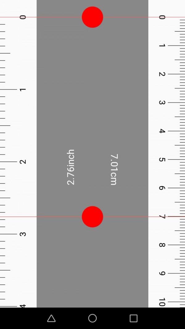 手机尺子测距仪APP截图