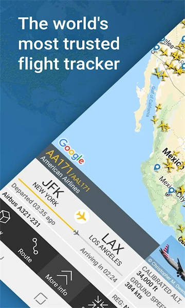 Flightradar24APP截图