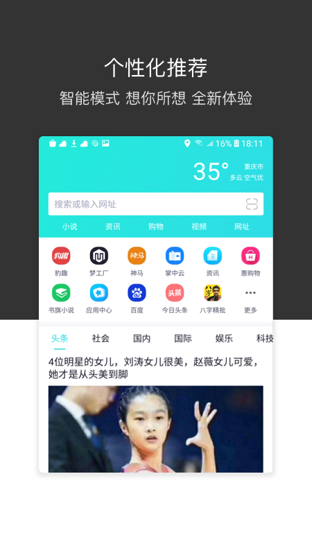 绿叶浏览器APP截图