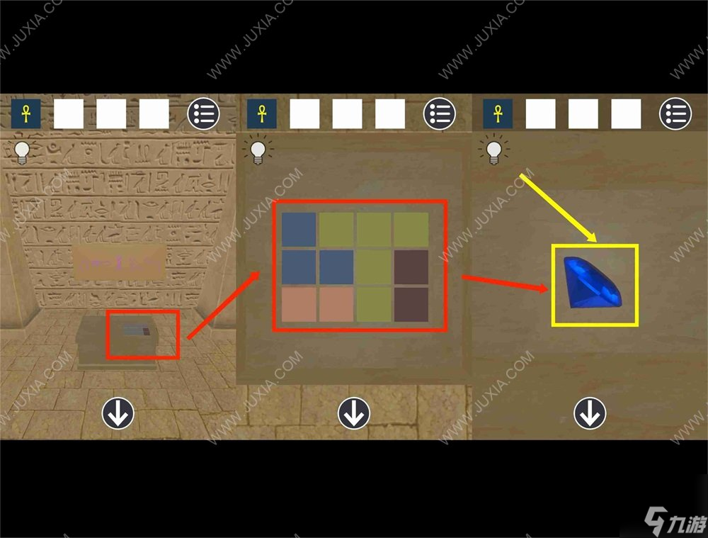 逃脱游戏古埃及金字塔攻略下 符号图案解谜攻略