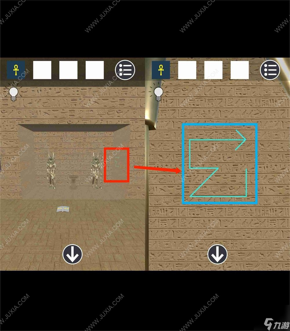 逃脱游戏古埃及金字塔攻略下 符号图案解谜攻略