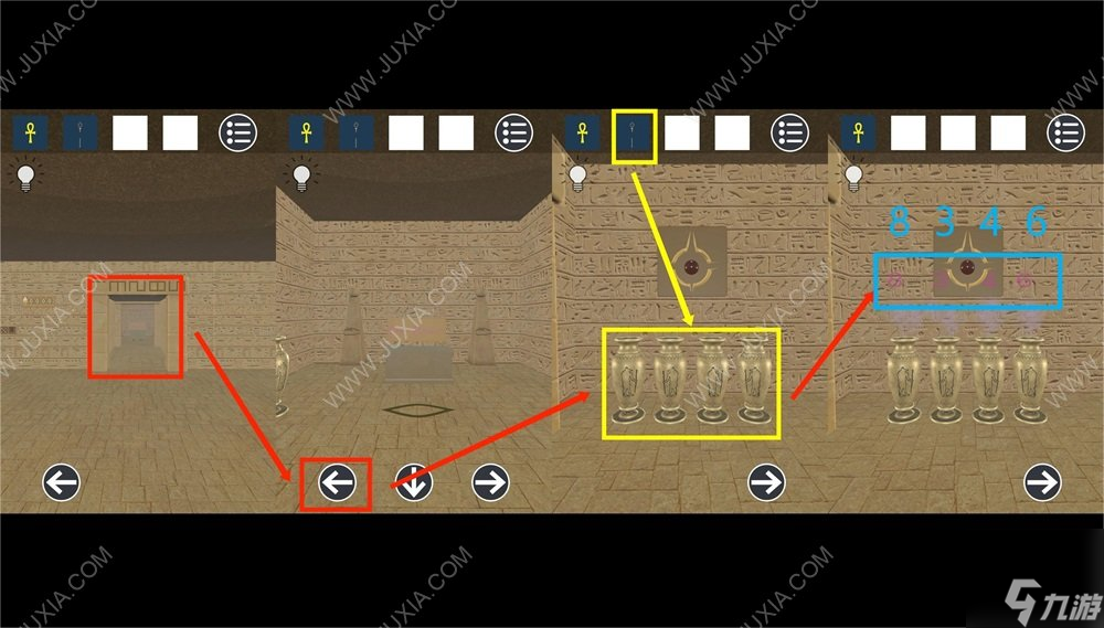逃脱古埃及金字塔攻略上 密码解谜图文流程