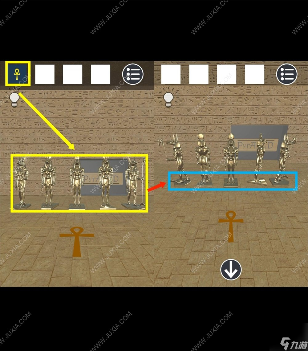 逃脱游戏古埃及金字塔攻略下 符号图案解谜攻略