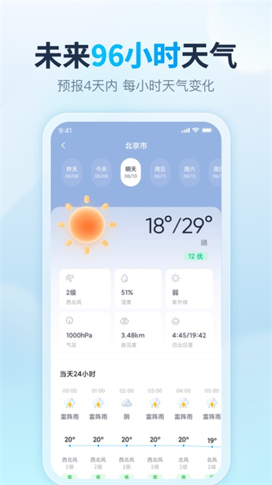 天天天气app