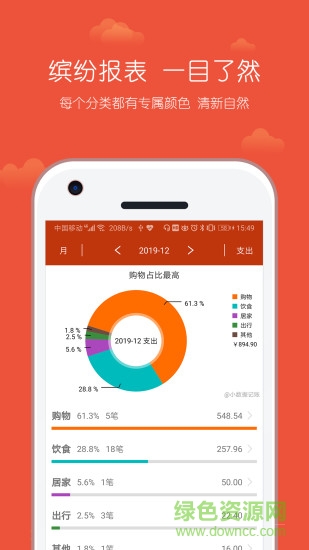 小数据记账APP截图