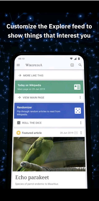 维基百科APP截图