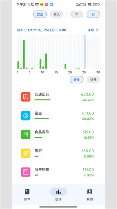 小鹿记账APP截图