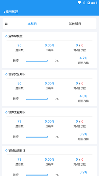 软考真题APP截图