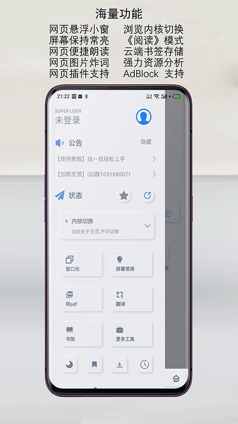 rains浏览器自带插件版APP截图