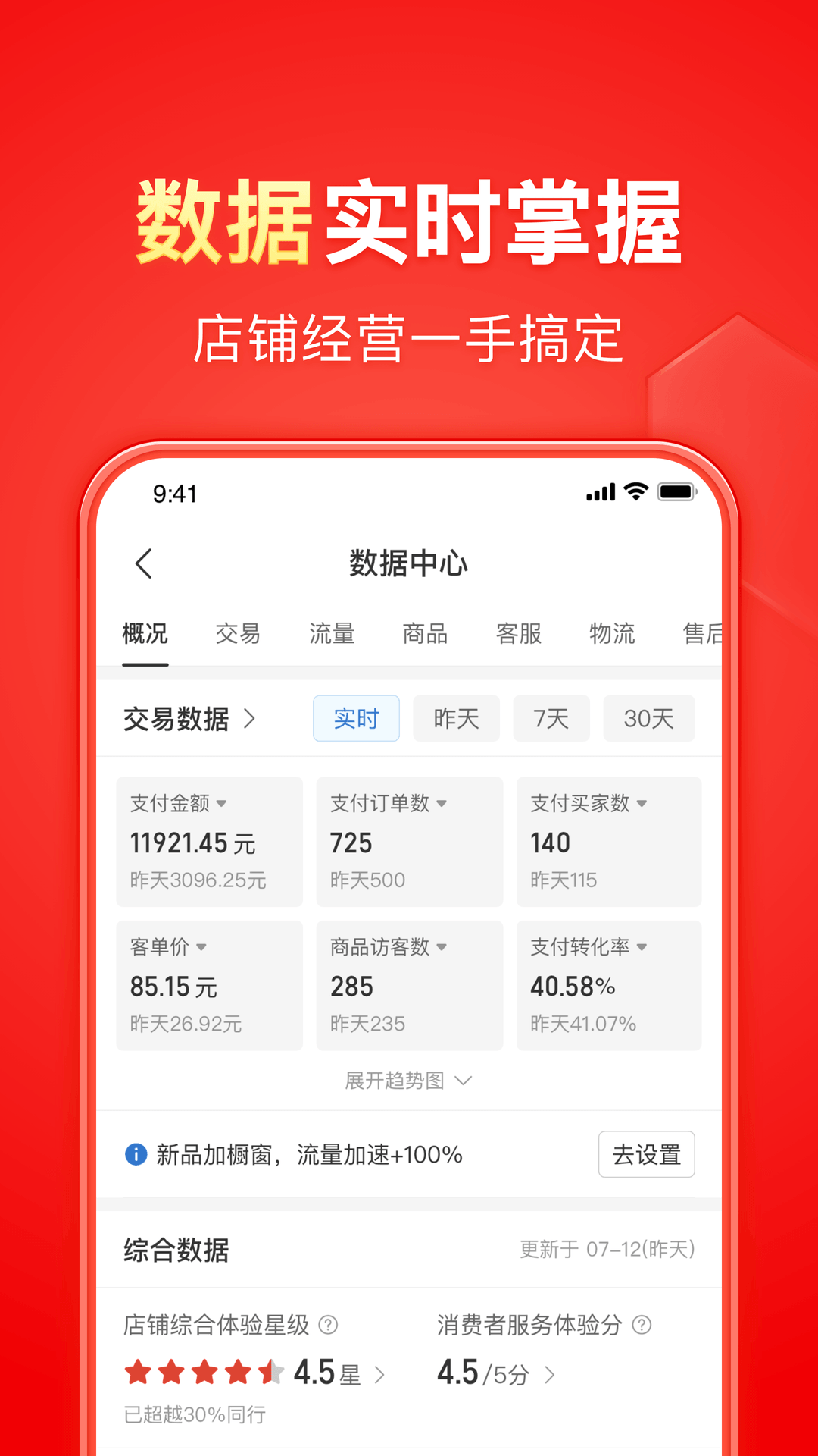 拼多多管家app(拼多多商家版)APP截图