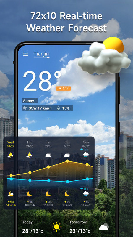 365桌面天气安卓版v1.25.3APP截图