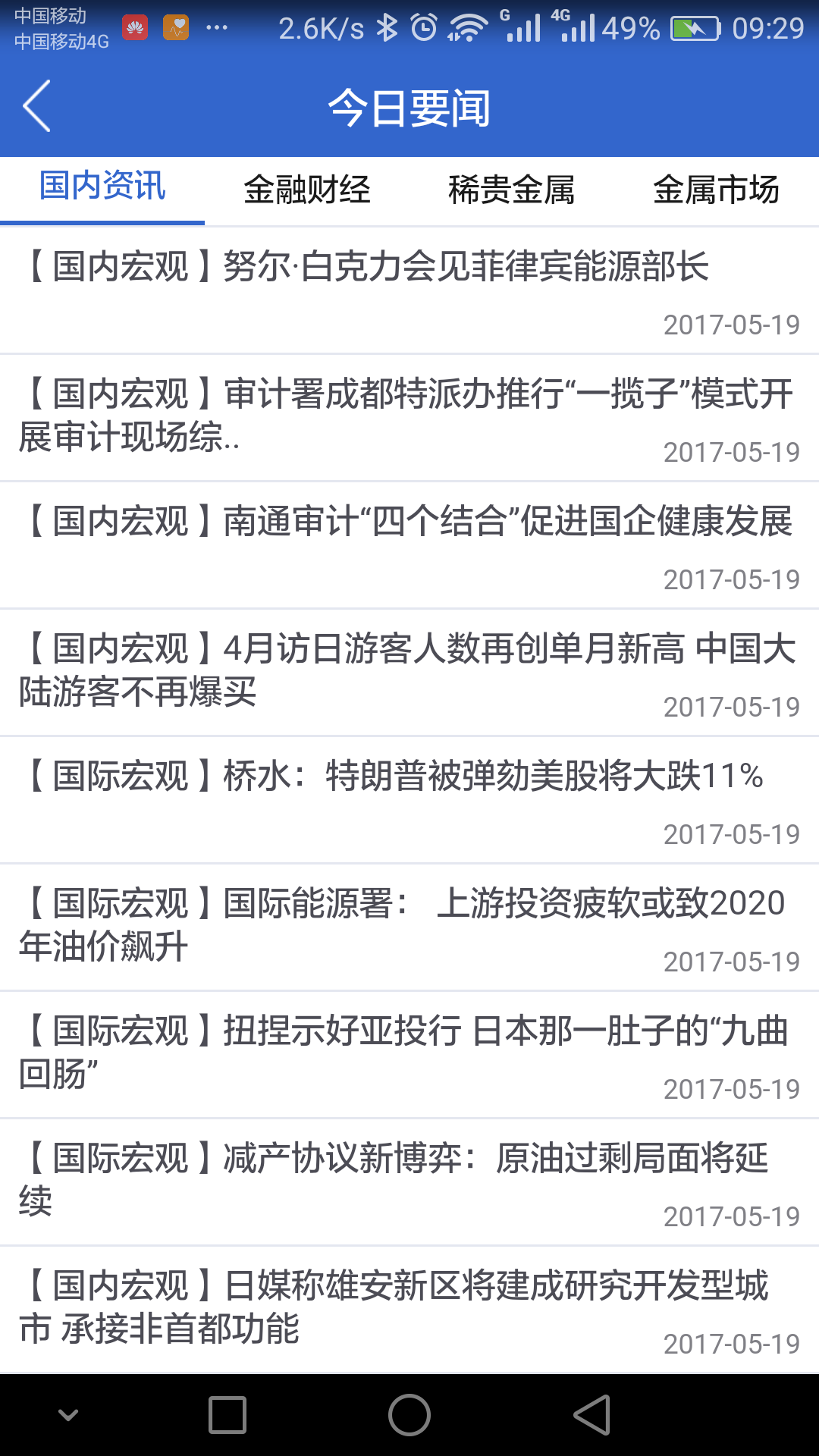 中银期货安卓版v5.6.6.0APP截图